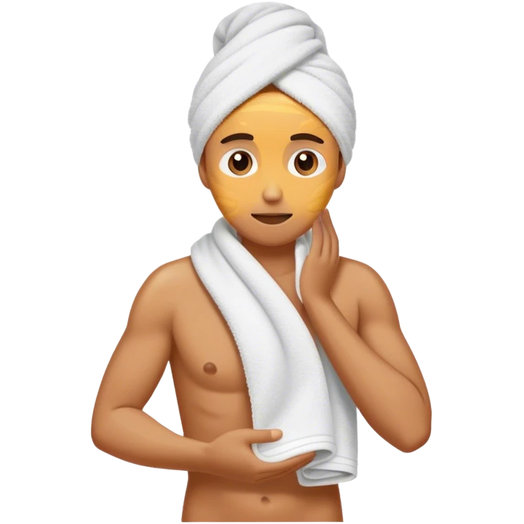 towel dry off emoji