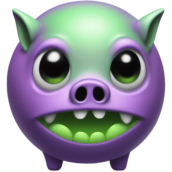 alien piggy bank emoji