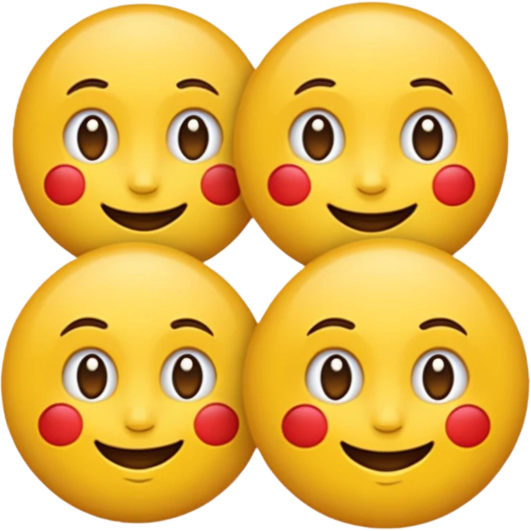 Emoji rond et jaune qui regarde à gauche emoji