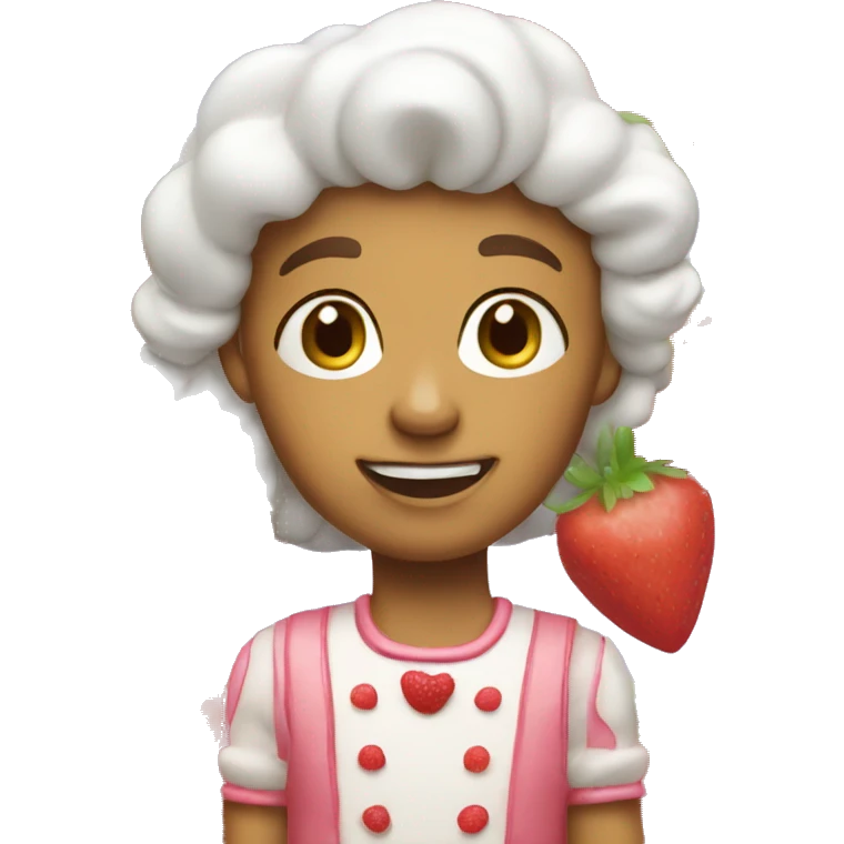 Strawberry shortcake ( food ) emoji