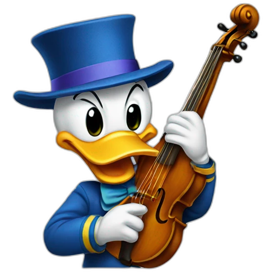 Donald Duck Dabs emoji