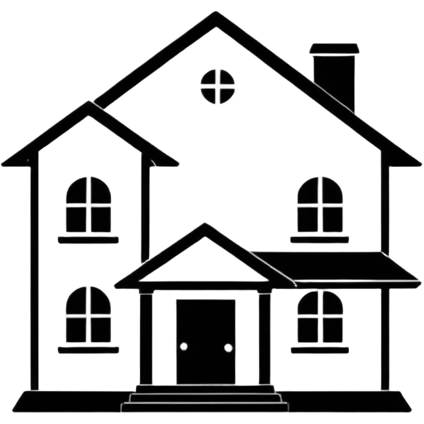 house outline LINE drawing silhouette  emoji