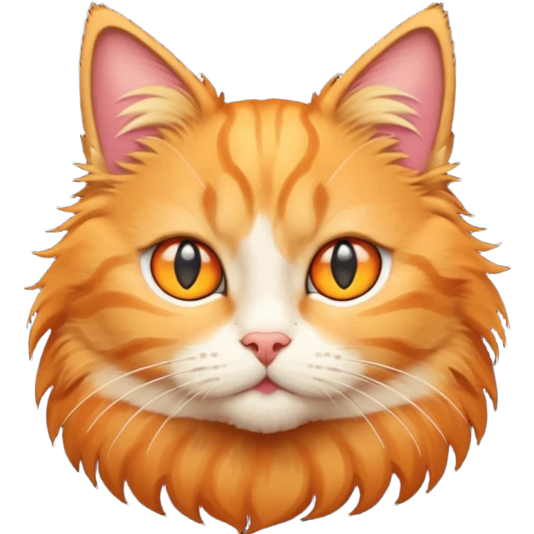 گربه ی چشم ستاره ای و ایموجی طور emoji