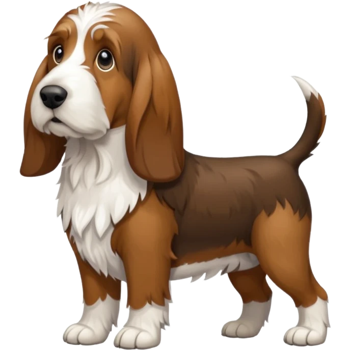 Petit basset griffon vendeen dog emoji