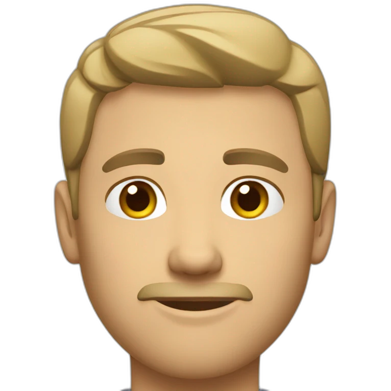 Caucasian man emoji