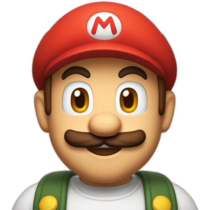 Mario qui saute emoji