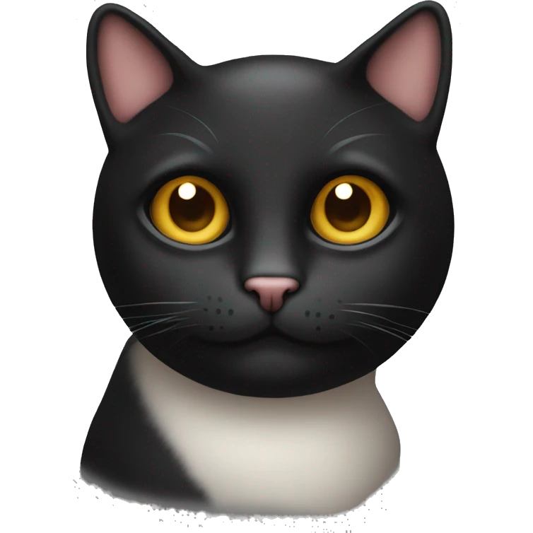 Gato negro con un solo ojo  emoji