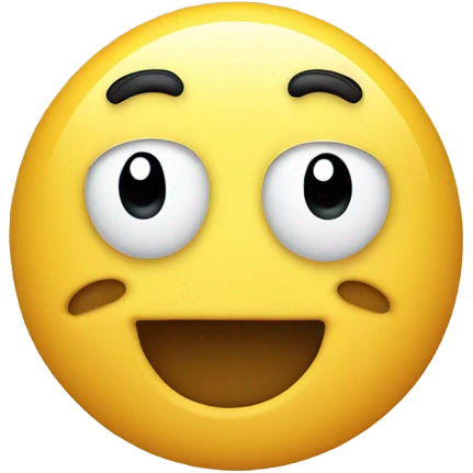 Smiley face shrugging shoulders emoji