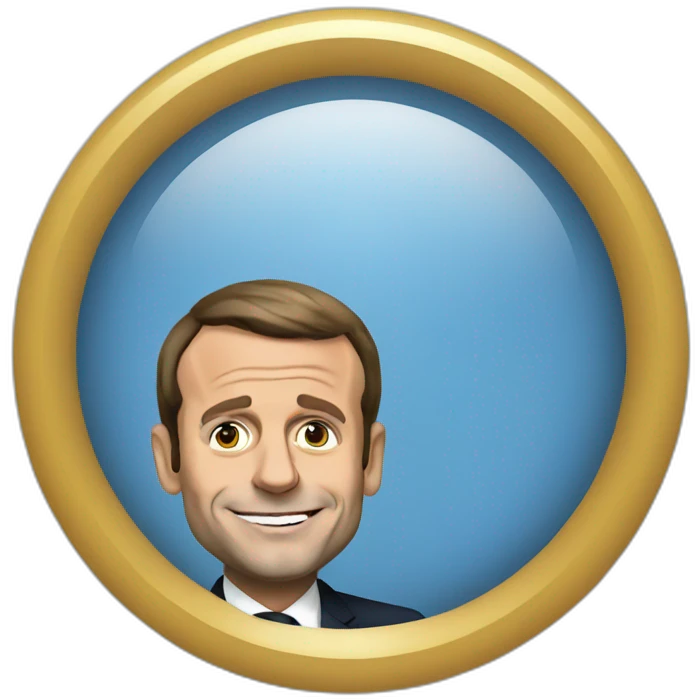 Emmanuel Macron emoji