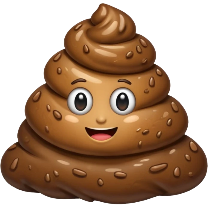 poop travelling emoji