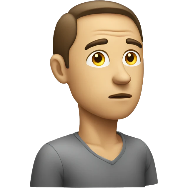 thinking man  emoji