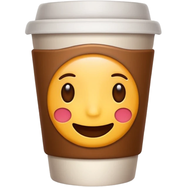 brown aesthetic cozy warm coffee cup emoji emoji