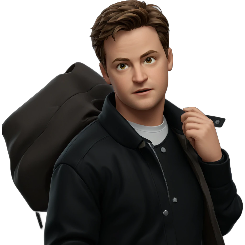brown haired boy with jacket emoji