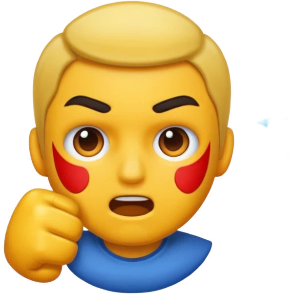 Getting Punched in the face emoji