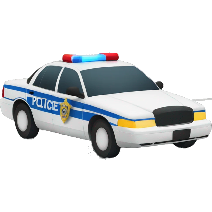 Police car siren emoji