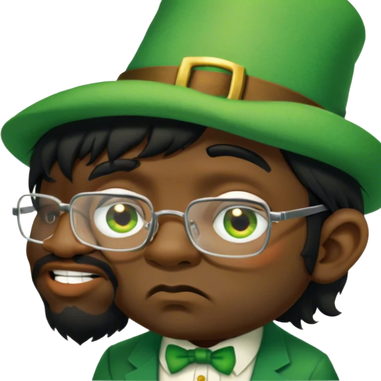 Sad Leprechaun emoji