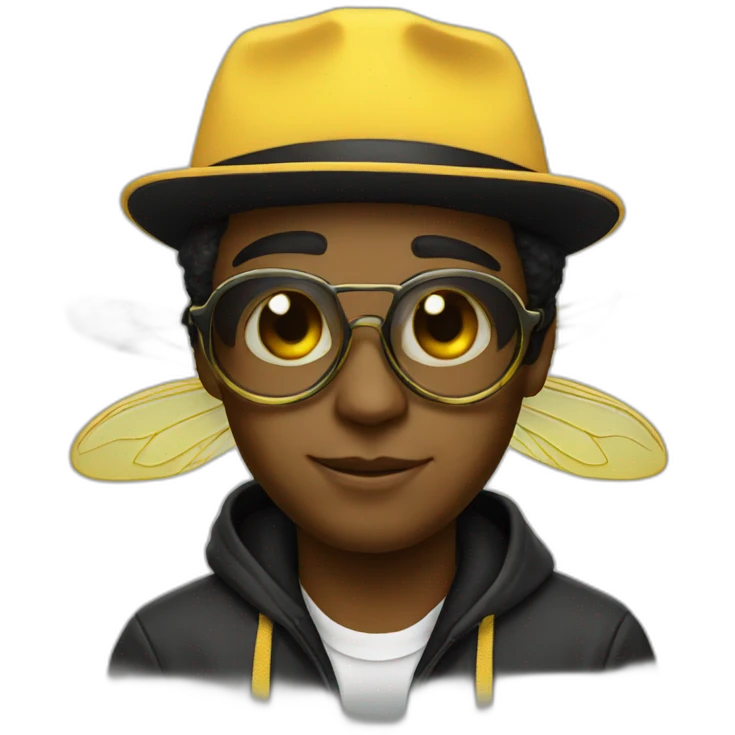 Swag bee emoji