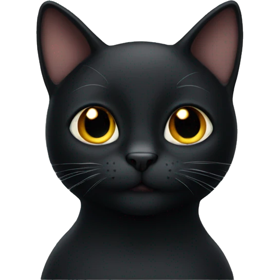 Black cat  emoji
