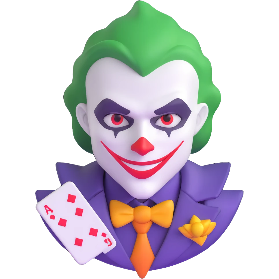 Joker from DC comics emoji