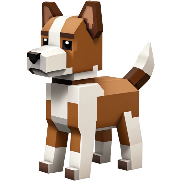 Minecraft dog emoji