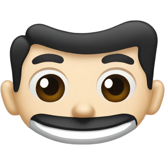 Logo barbershop emoji
