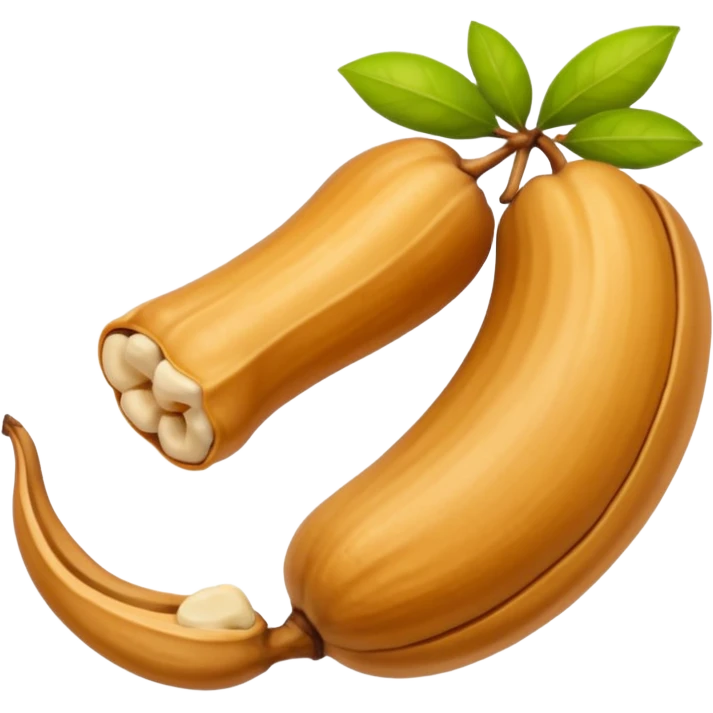 Make single simple Cashew dryfruit without leave  emoji