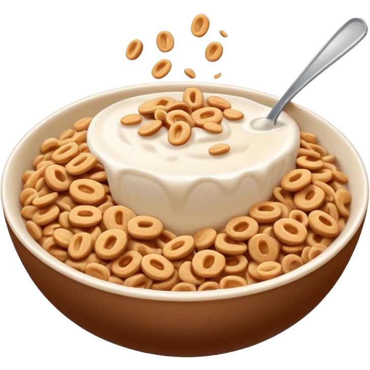Brown cereal you hurt bowl emoji