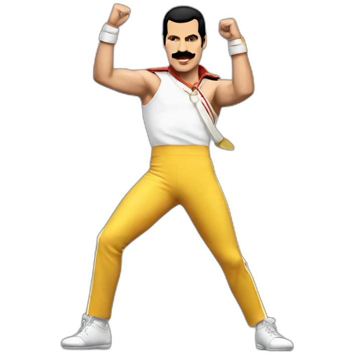 freddie mercury iconic pose emoji