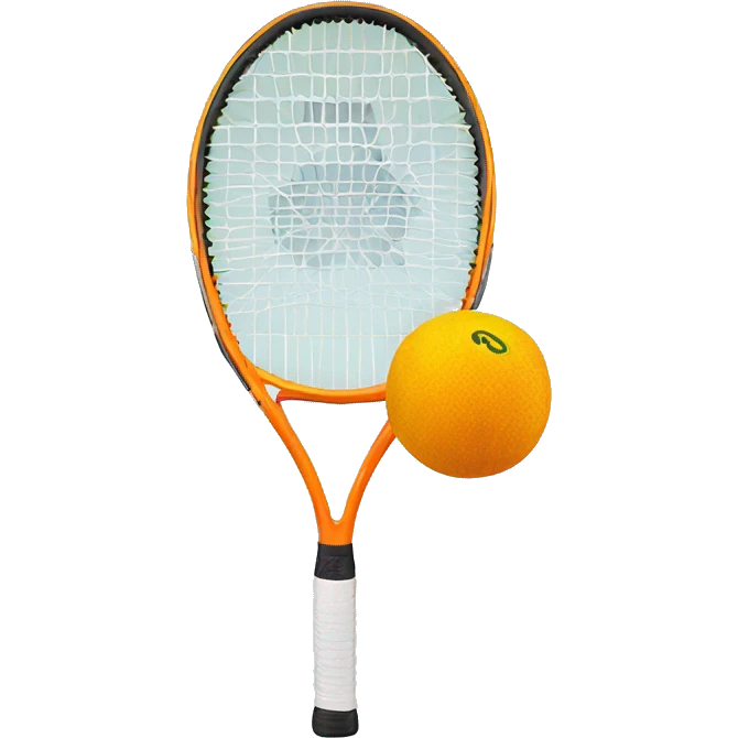Squash racket and ball dunlop emoji