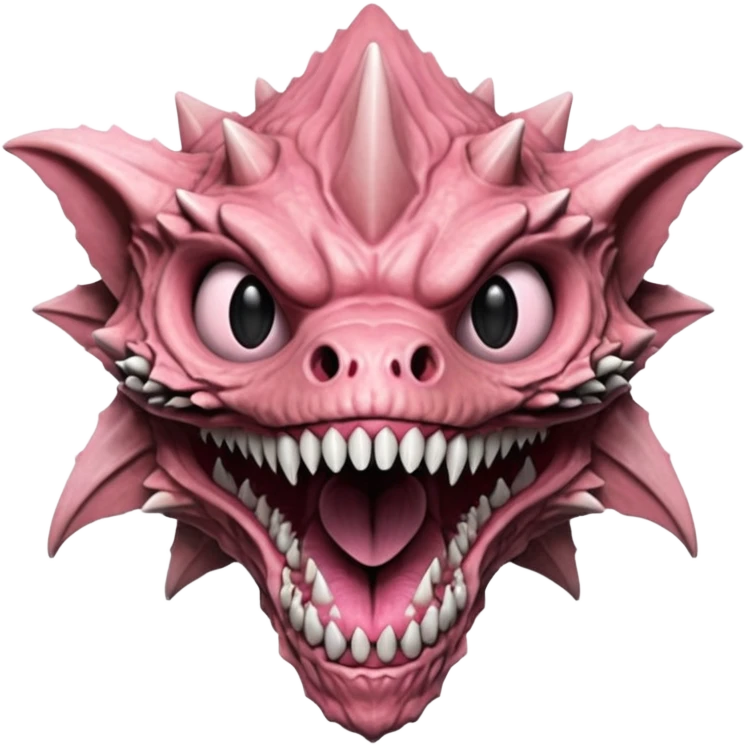 Stranger things demogorgon head emoji