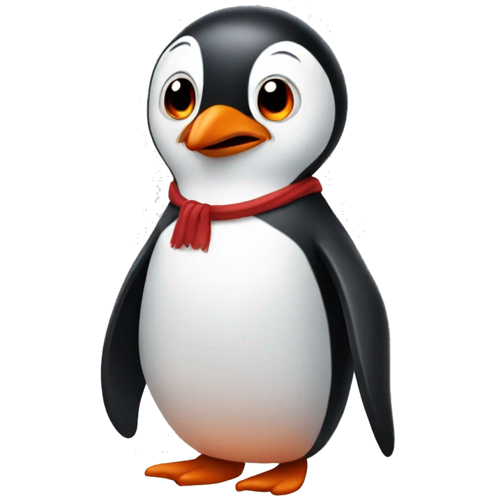 penguin with red skin emoji