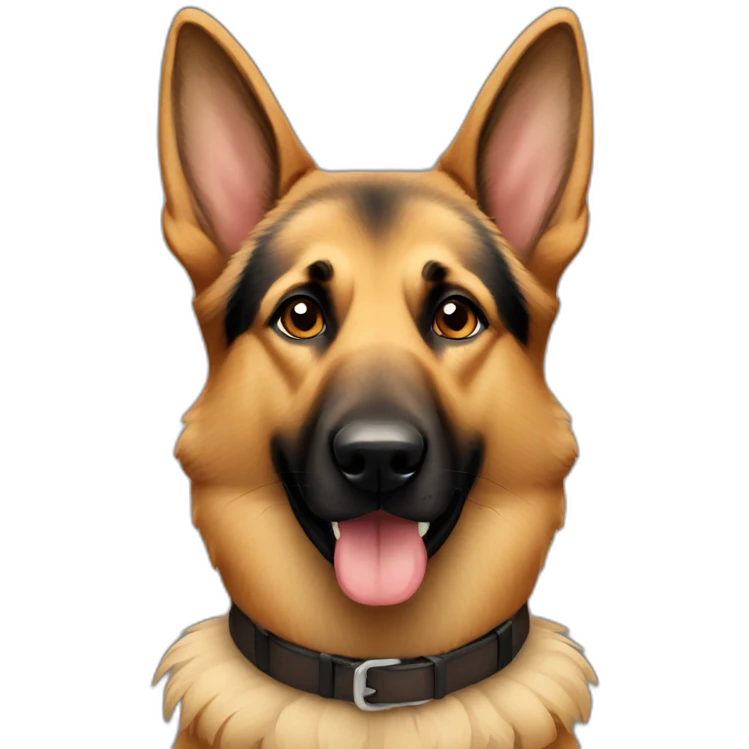 german shepard emoji