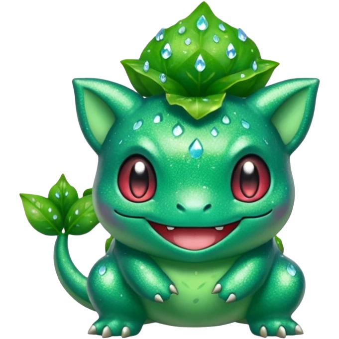 glitter pokemon bulbasaur emoji