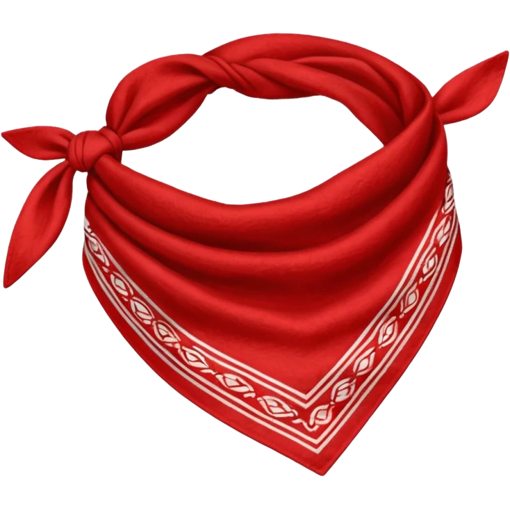 bandana, bandana,tied emoji