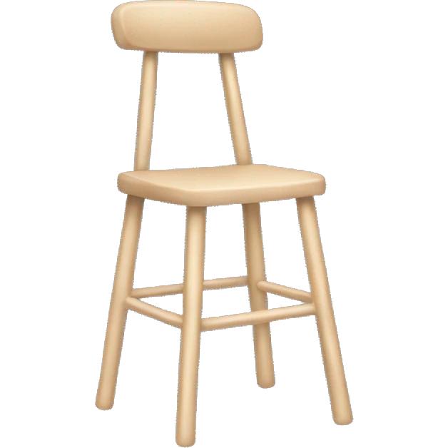 beige stool emoji