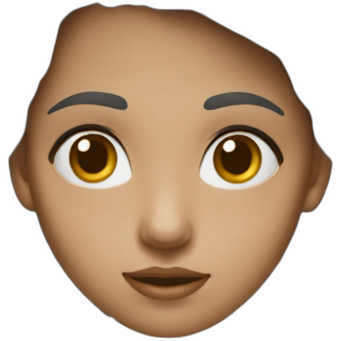 Fille qui fait un clin d'œil cœur emoji