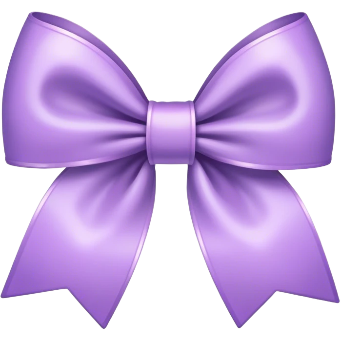 Light purple bow  emoji