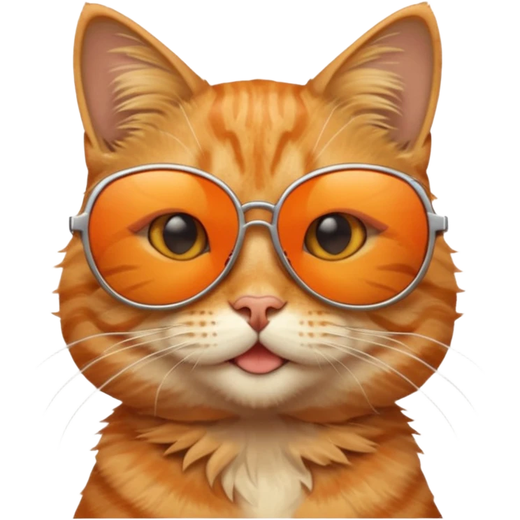 Cat wearing sunglasses emoji