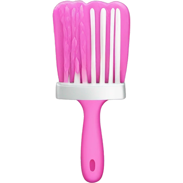 Brosse à dents rose  emoji