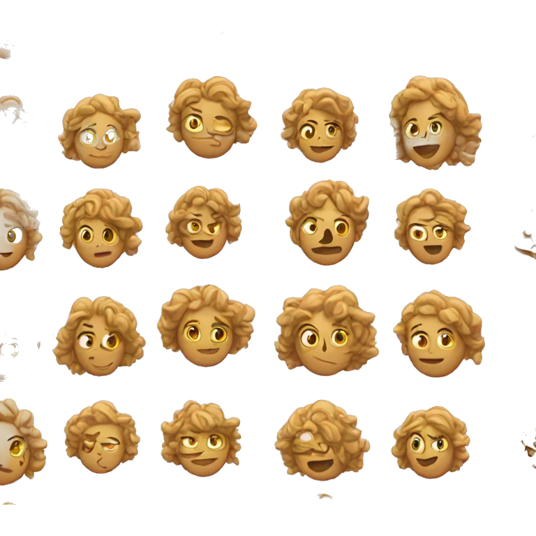 Pastelero sin pelo emoji