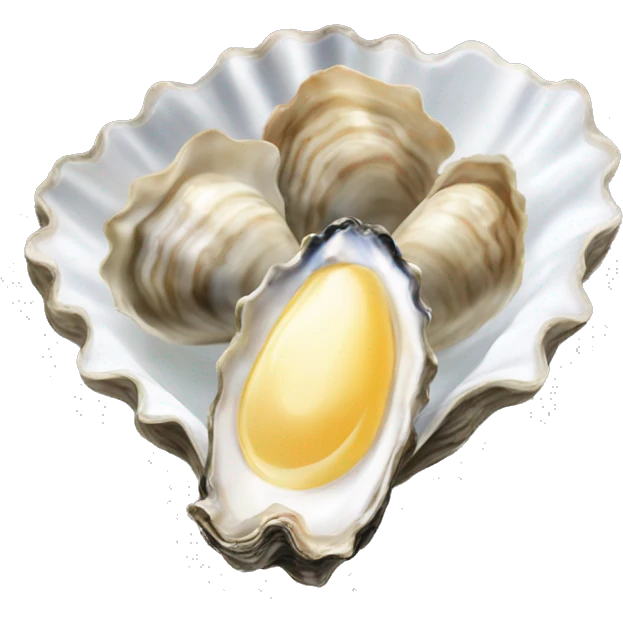 Oyster dish emoji