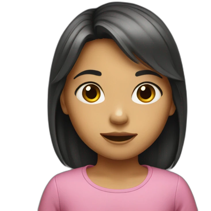 A small girl emoji