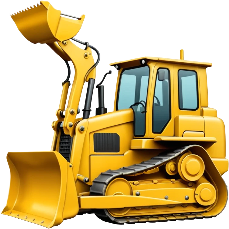 Bulldozer emoji  emoji
