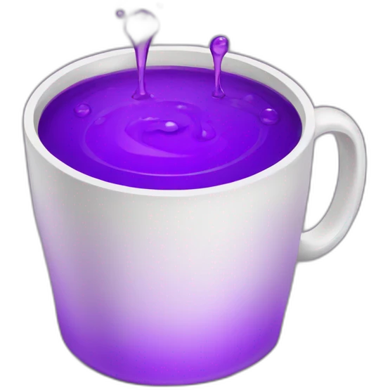Cup with purple liquid emoji