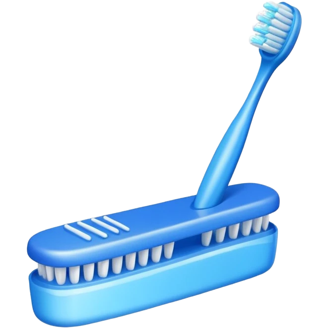 blue Toothbrush emoji