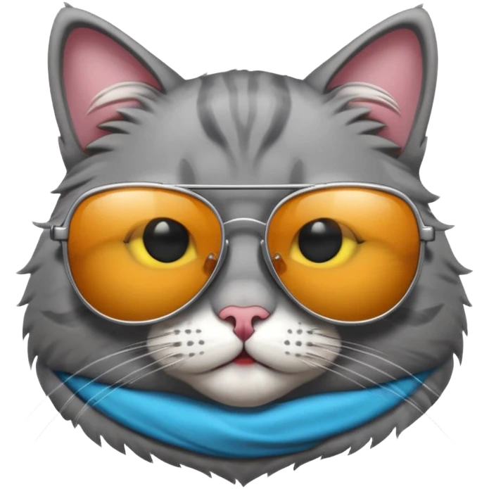 Cat wearing sunglasses emoji