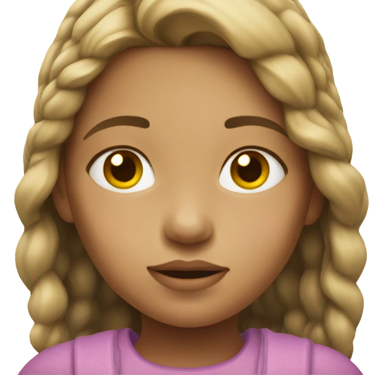 Little girl with shunt emoji