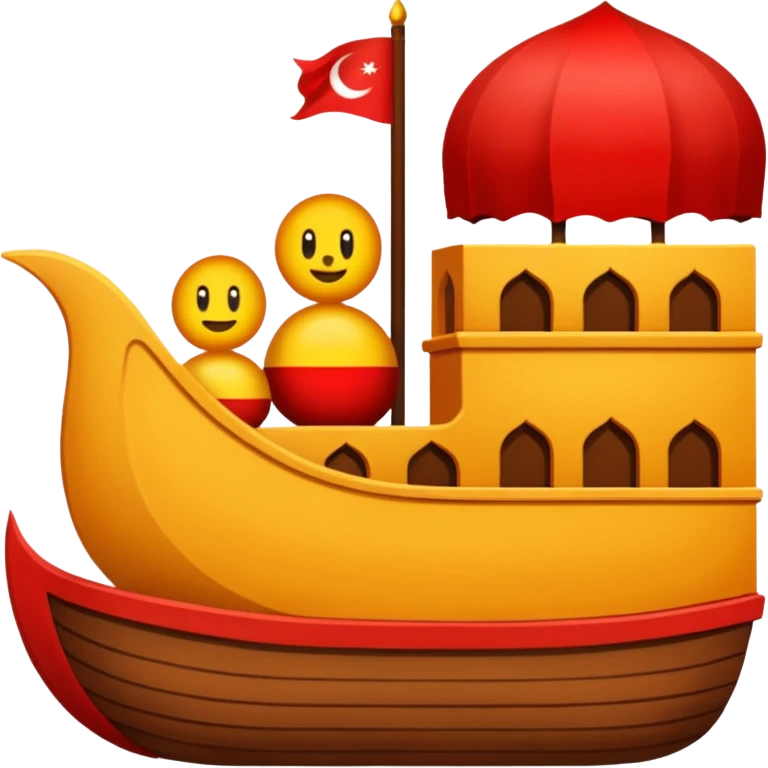 Osmanlı bayrağı 1453 yılı emoji