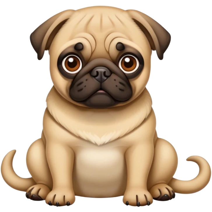 pug wearing pit vipers emoji