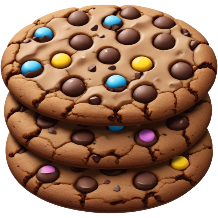 double chocolate cookie emoji